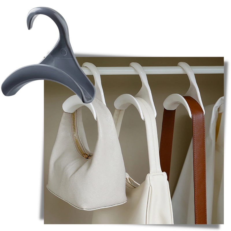 2-Pack Curved Bag Hanger Hook