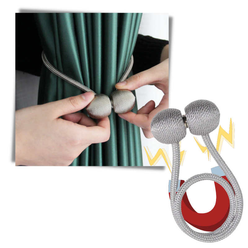 2-Pack Magnetic Curtain Buckles