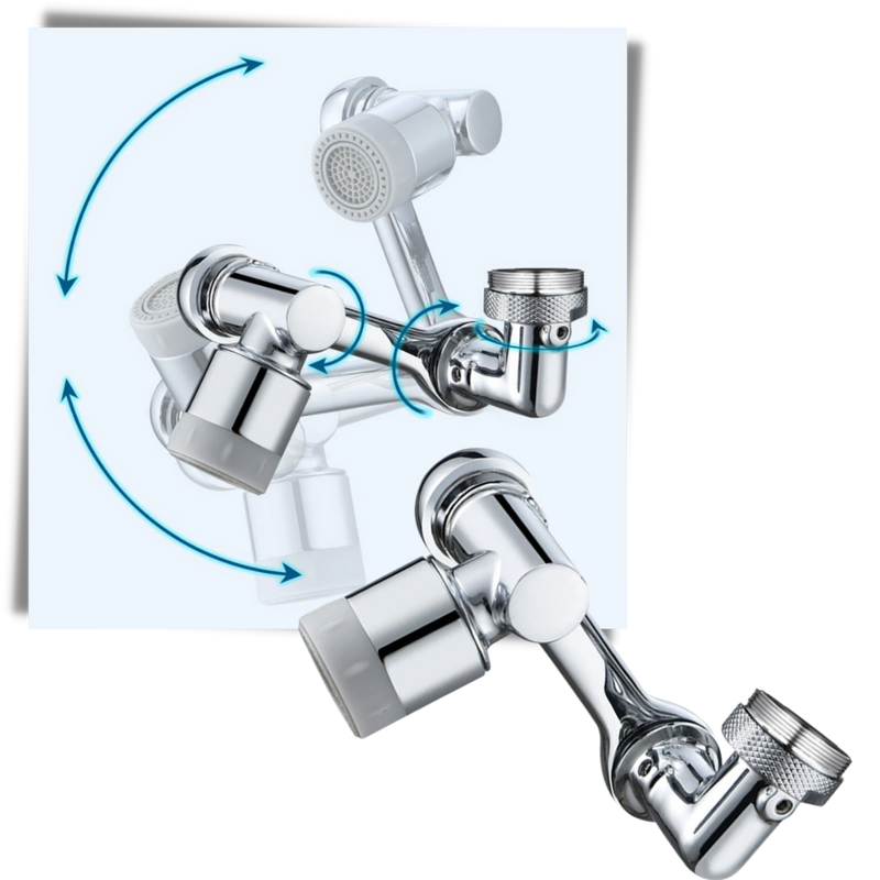 Anti-splash Rotating Water Faucet Extender