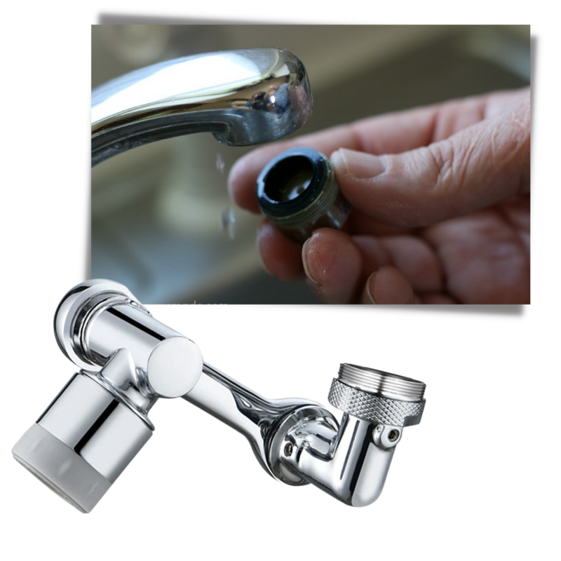 Anti-splash Rotating Water Faucet Extender