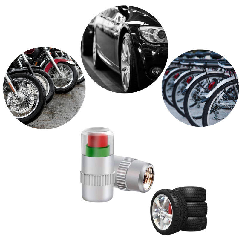 Pack of 4 Car Tire Pressure Sensors
