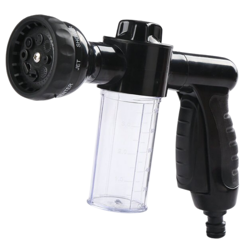 High-Pressure Hose Nozzle Head & Soap Dispenser