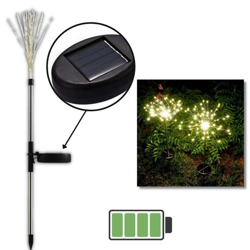 Electric Firework Garden Lights