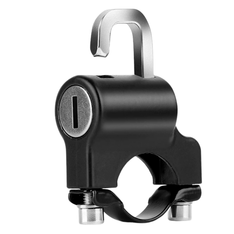 Anti-Theft Motorcycle Helmet Lock