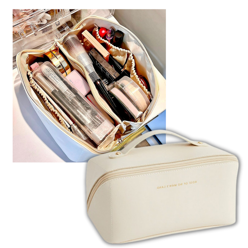 High-Capacity Makeup Travel Bag