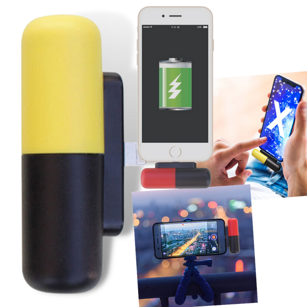 Capsule-Shaped Mini Portable Power Bank