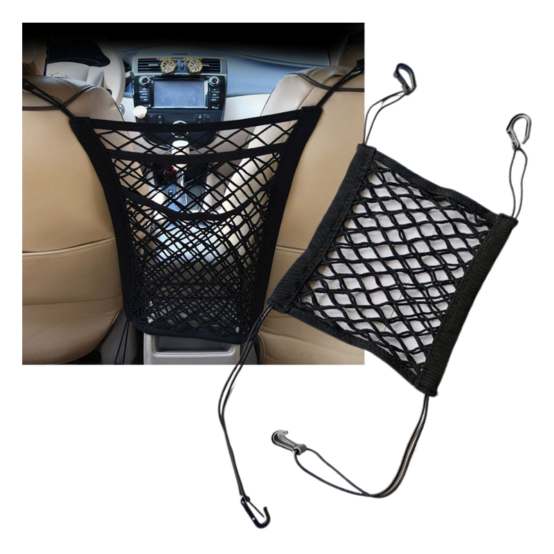 Elastic Storage Organiser Net for Cars