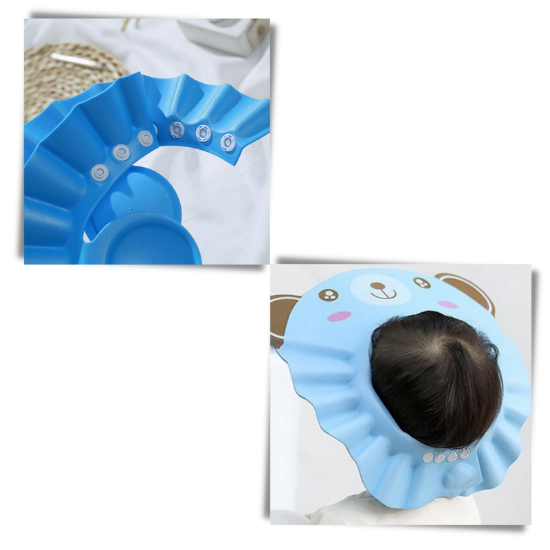 Shower Cap & Ear Protectors for Kids