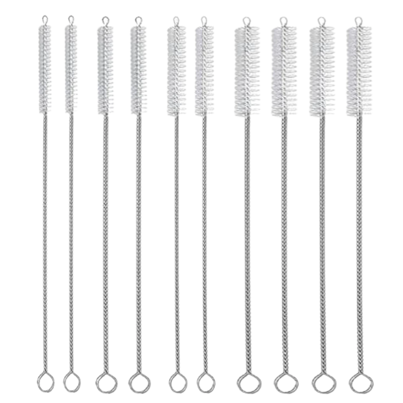 10-Pack Straw Cleaner Brush