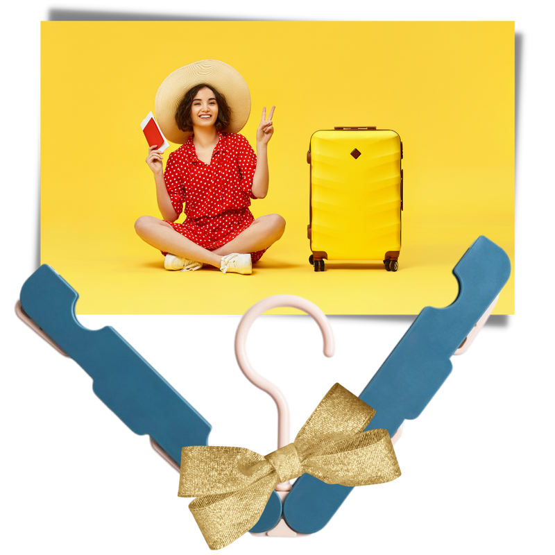 2-Pack Portable Clothes Hangers