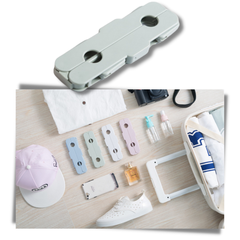 2-Pack Portable Clothes Hangers