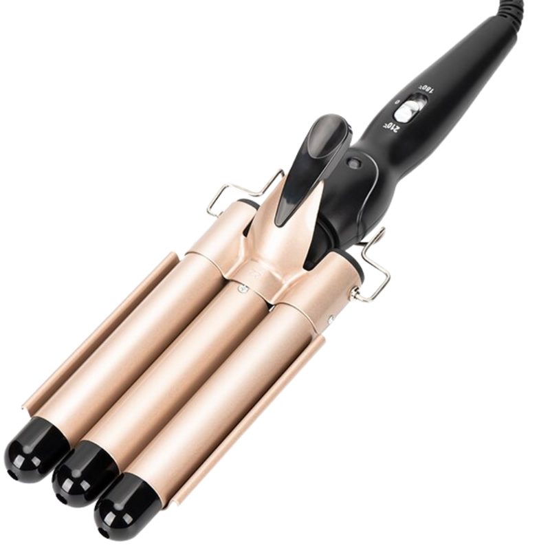 Triple Barrel Ceramic Hair Curler
