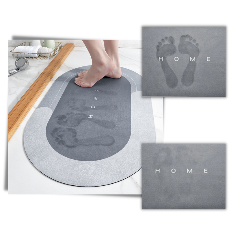 Extra absorbent non slip floor mat