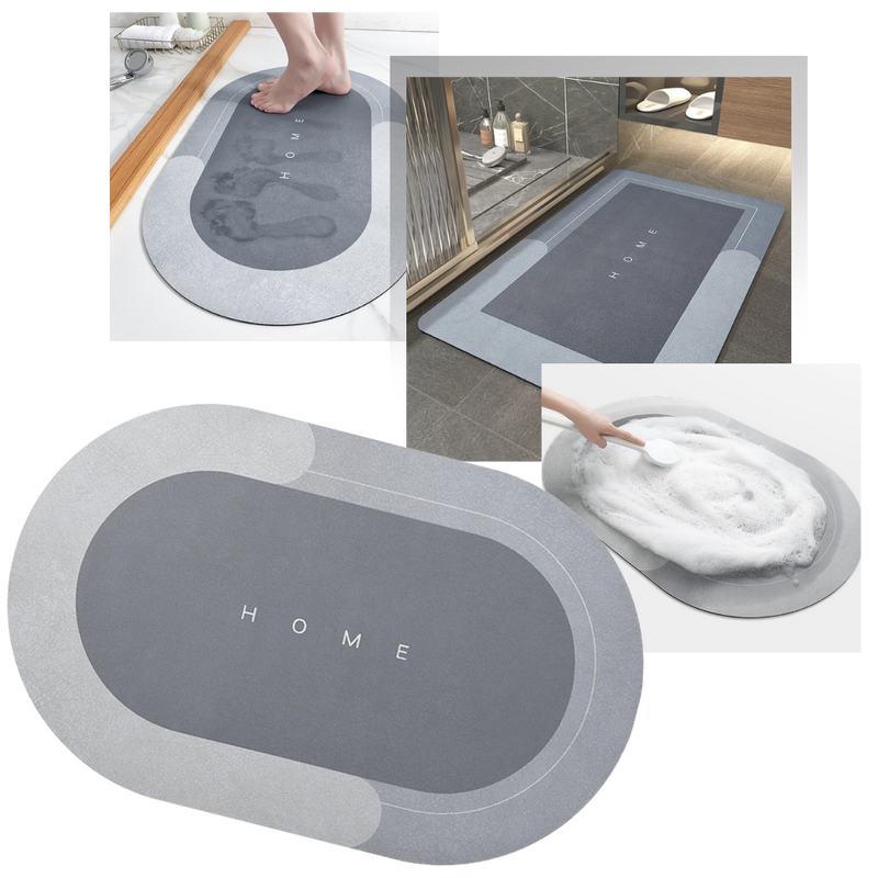 Extra absorbent non slip floor mat