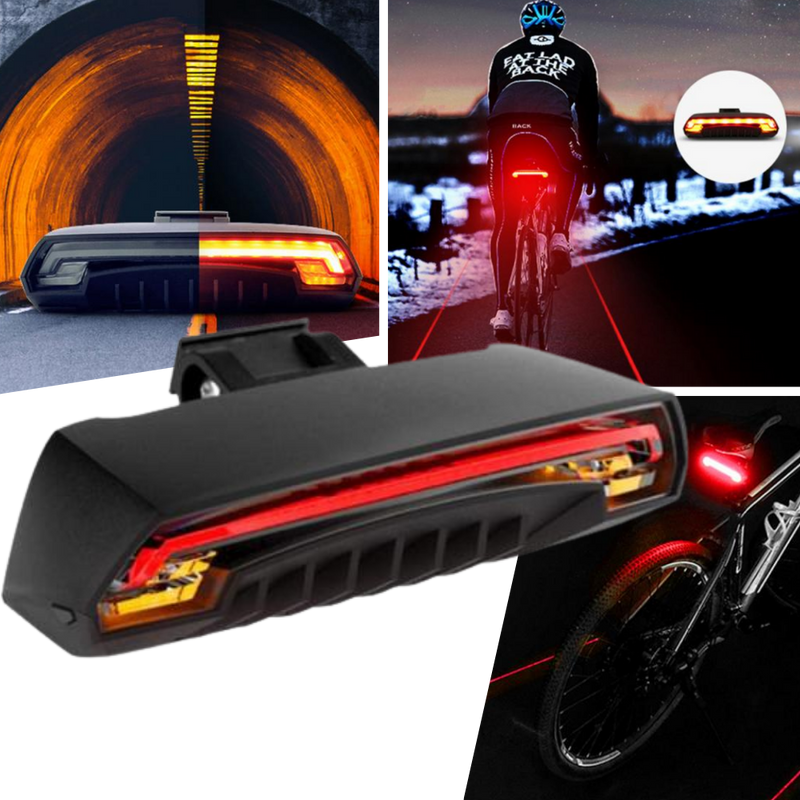 Bike Safety Tail Light with Indicators