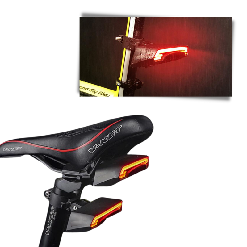 Bike Safety Tail Light with Indicators