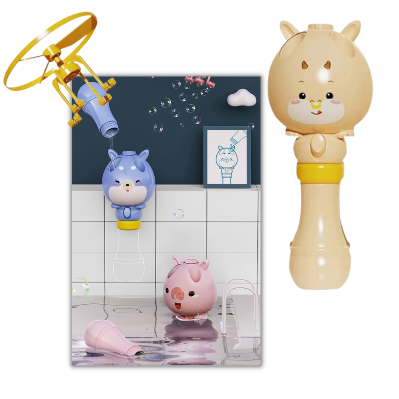 2-in-1 Toy Bubble Machine