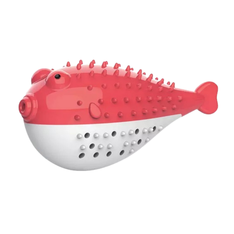 Fish shaped refillable cat toothbrush