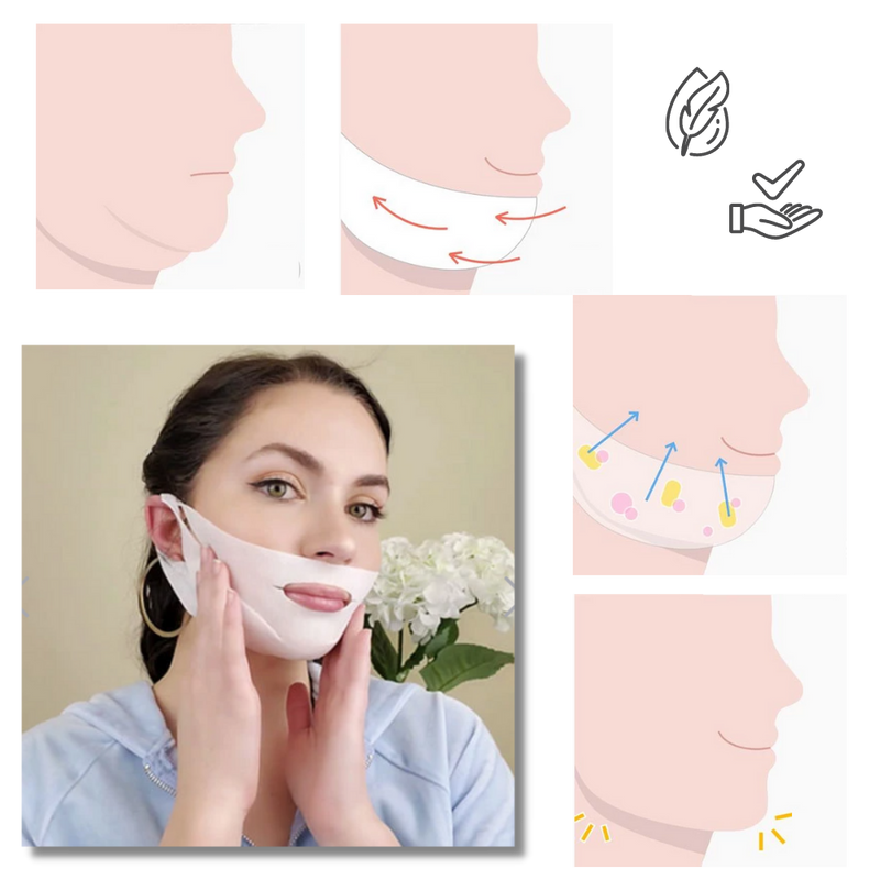 Face lifting and slimming mask
