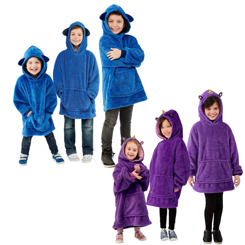 2 in 1 Foldable hoodie plush