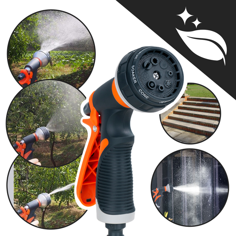 Garden Hose Spray Gun 8 patterns