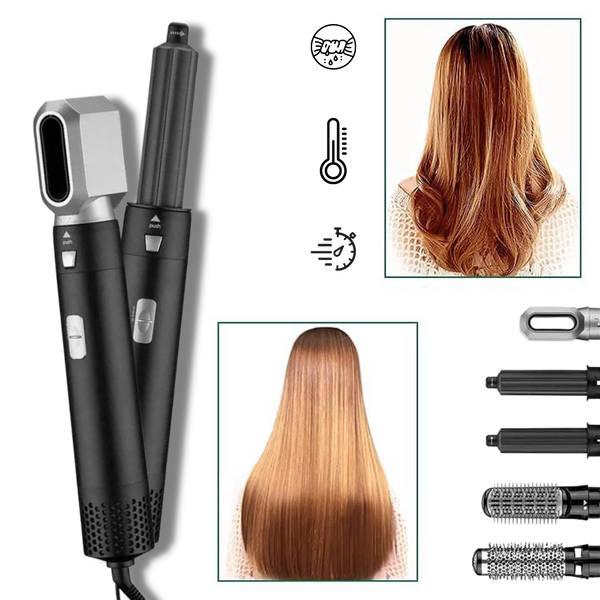 Hair Straightener 5-in-1 Set
