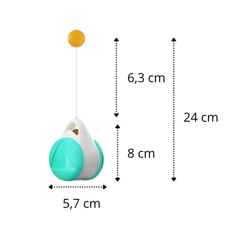 Interactive ball toy for cats