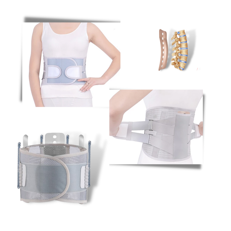 Orthopedic lumbar support belt