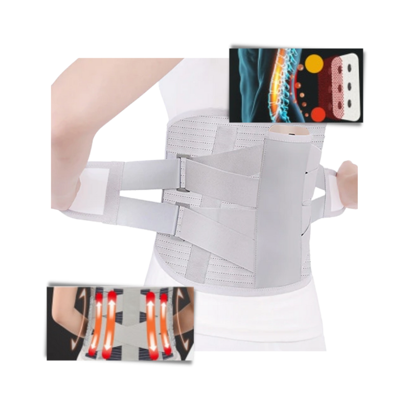 Orthopedic lumbar support belt