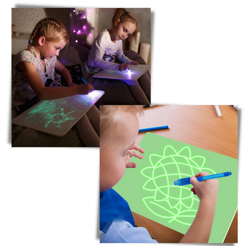 Magical Light Drawing Board Set