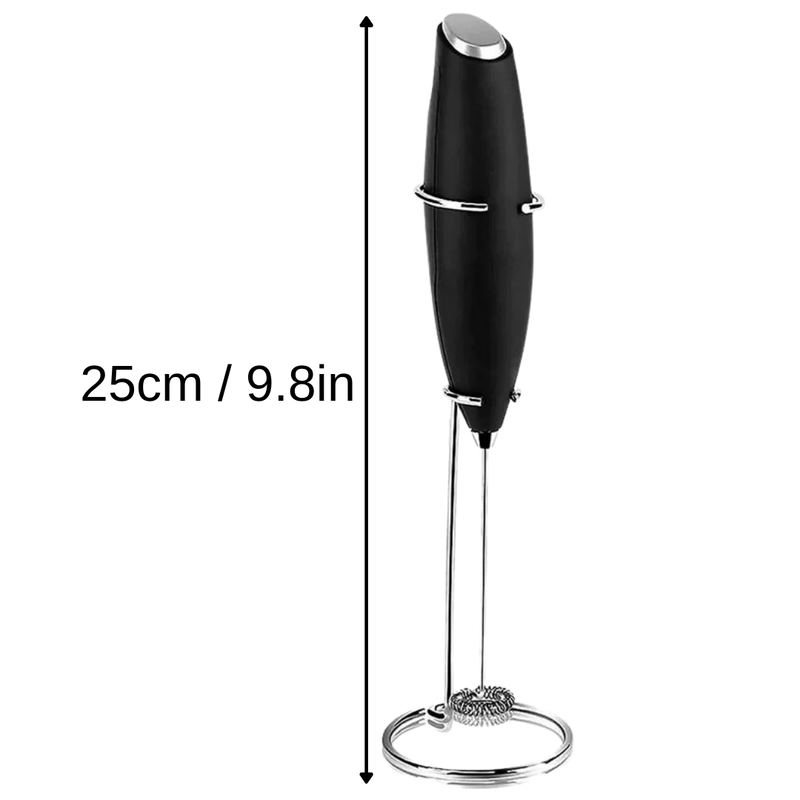 Electric Handheld Milk Frother with holder