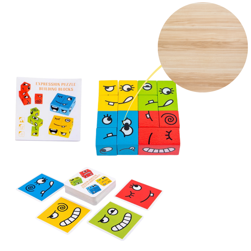 Montessori Magic Cube Emoji Game