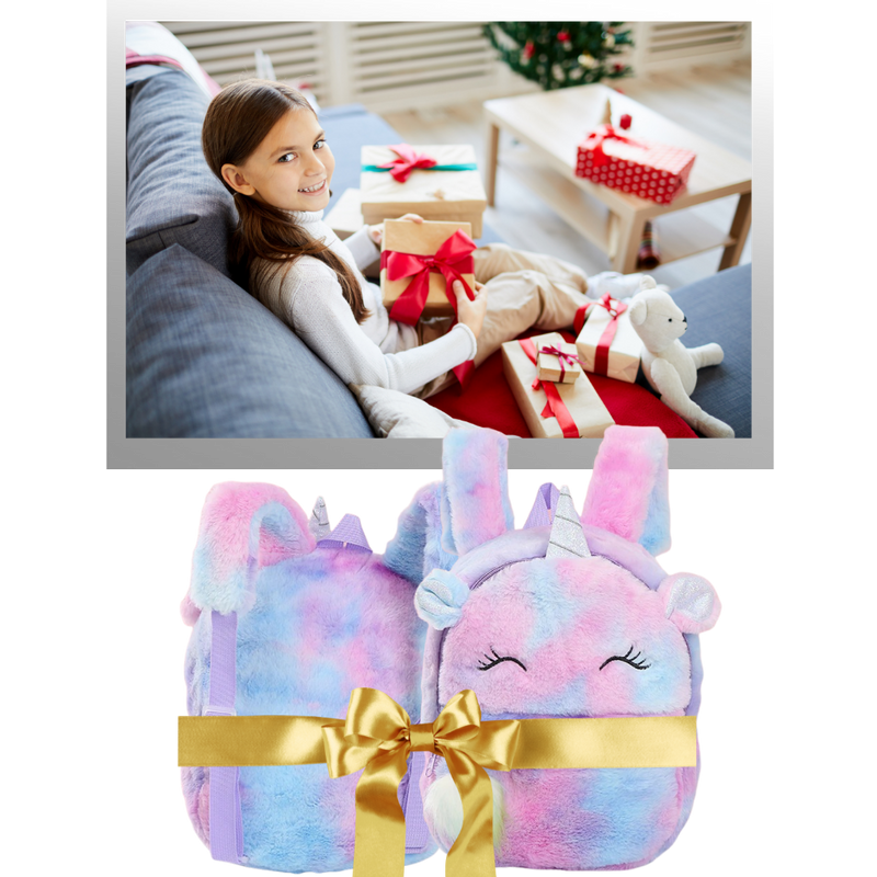 Plush Unicorn Girl’s Backpack