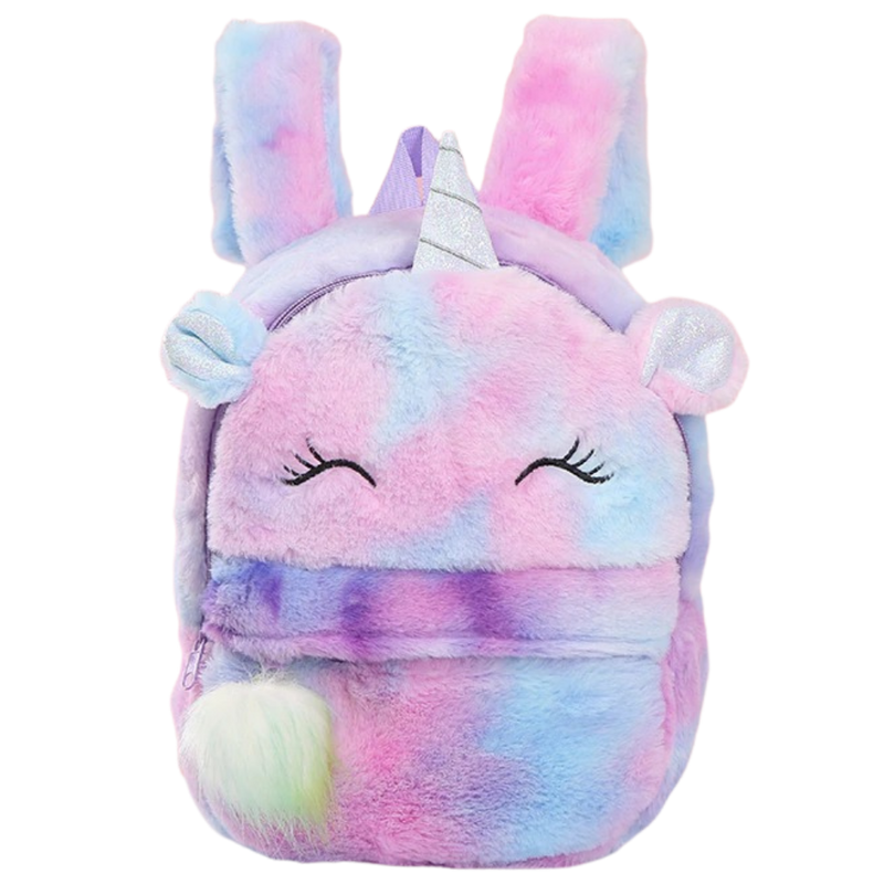 Plush Unicorn Girl’s Backpack