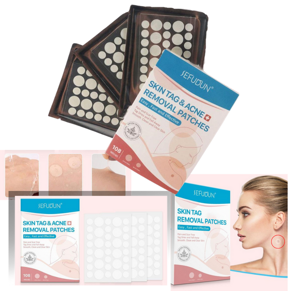 Skin tag removal treatment patch