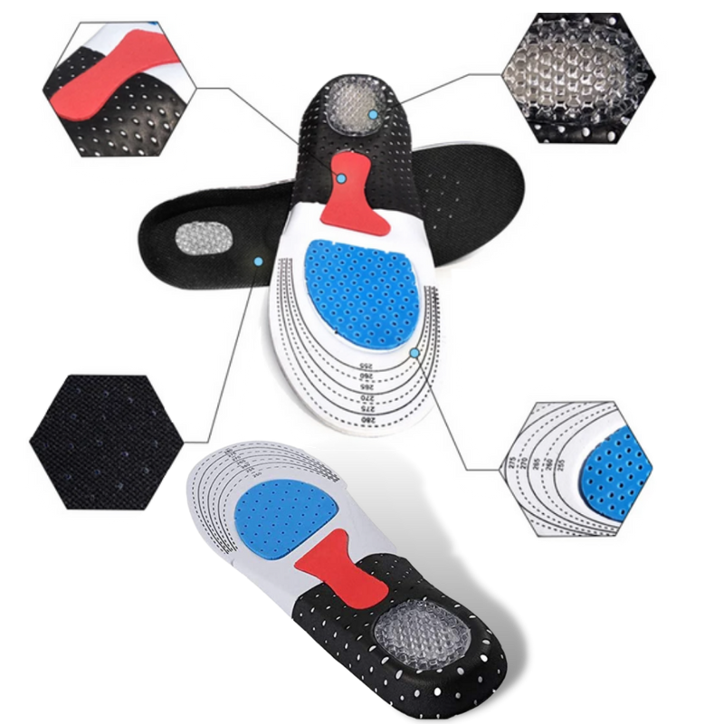 Unisex Gel Insoles for Running Shoes