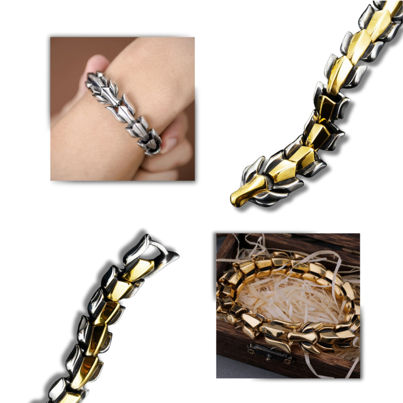 Adjustable Midgard Dragon Bracelet