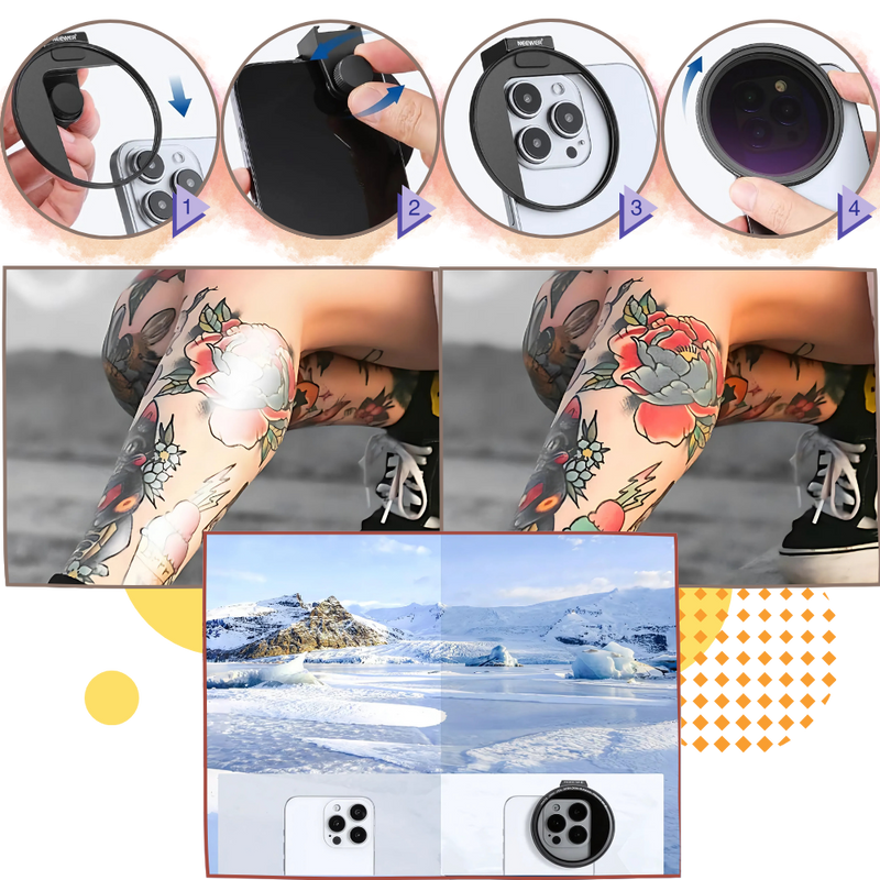 Anti-Leak Phone Camera Lens
