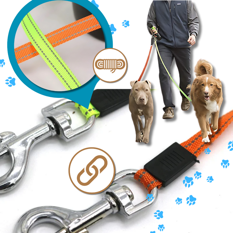 Anti-winding Retractable Dog Leash