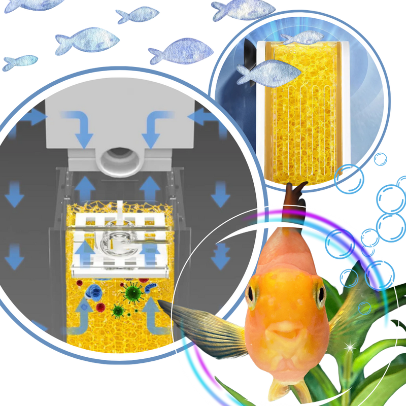 Clog-Resistant Fish Tank Filter Pump