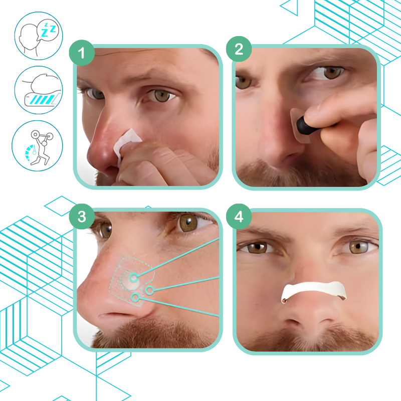 Comfortable Nasal Breathing Strips