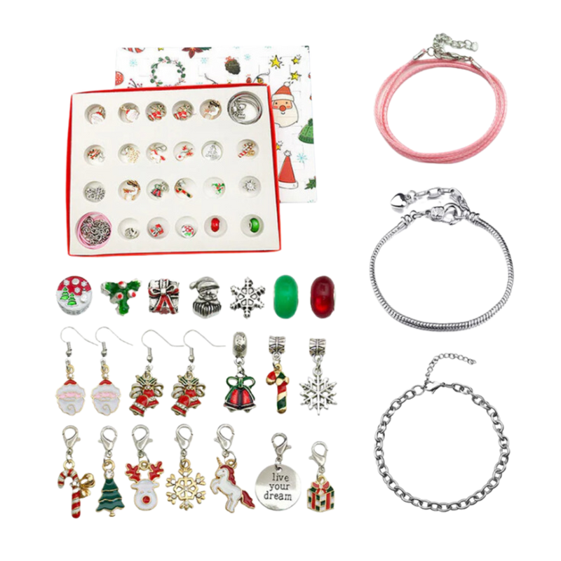 DIY Jewelry 24-day Countdown Advent Calendar