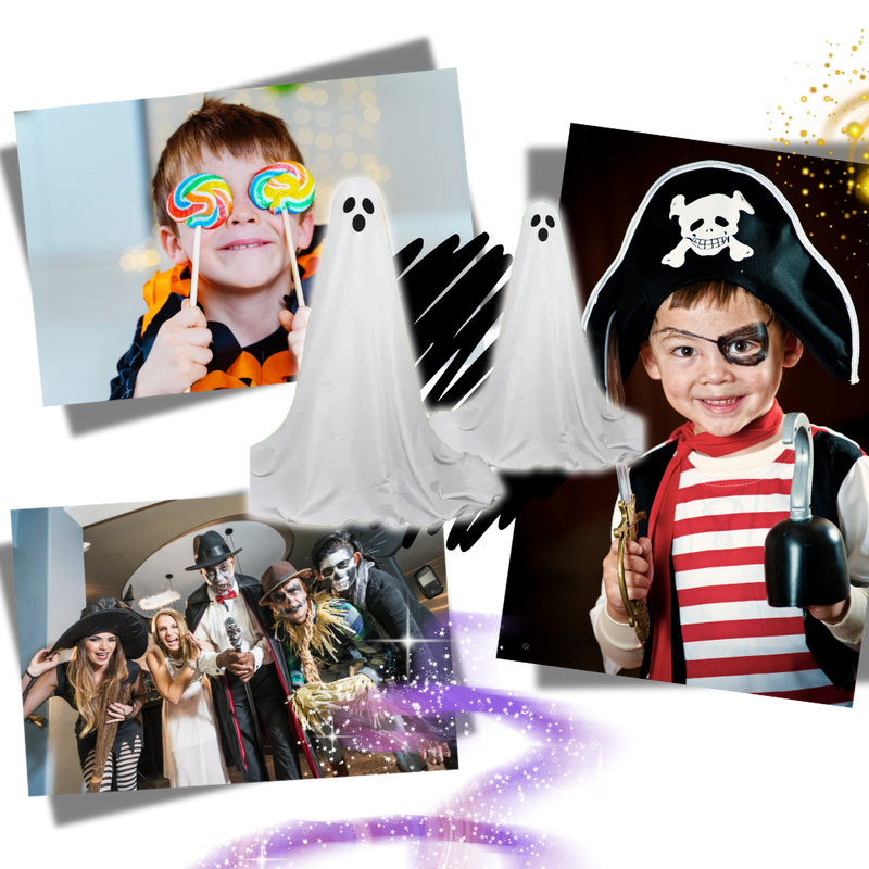 Eerie Bright Display Halloween Ghost