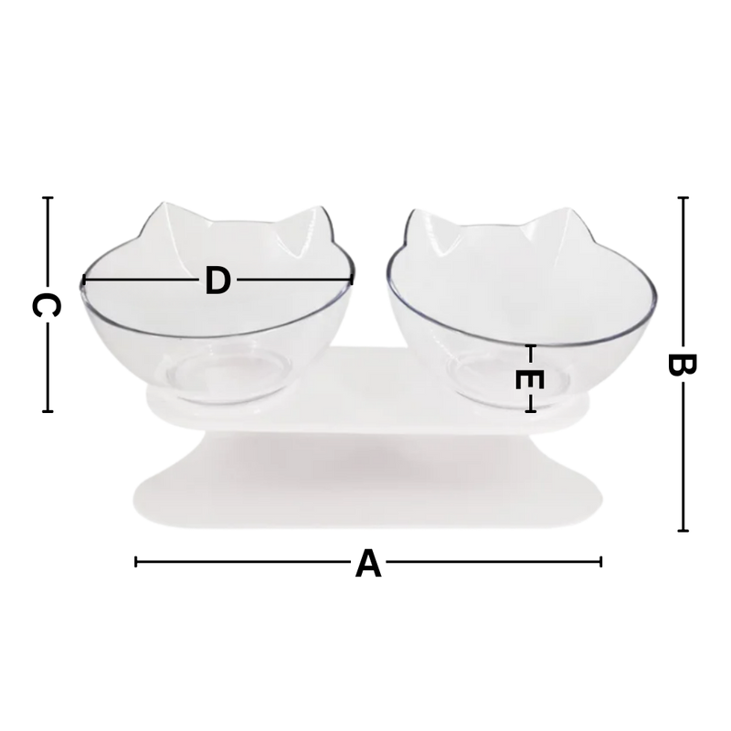 Elevated Comfort Bowl for Cats