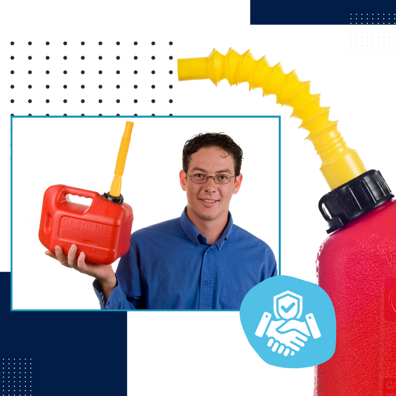 Extended Length Gas Can Spout Replacement