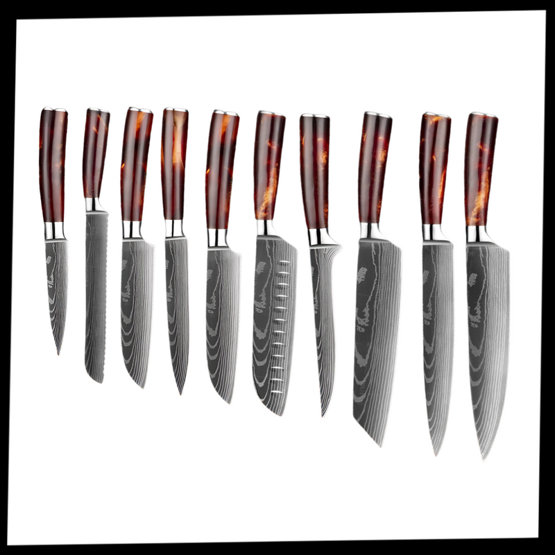 Fire Land Series Japanese Knives