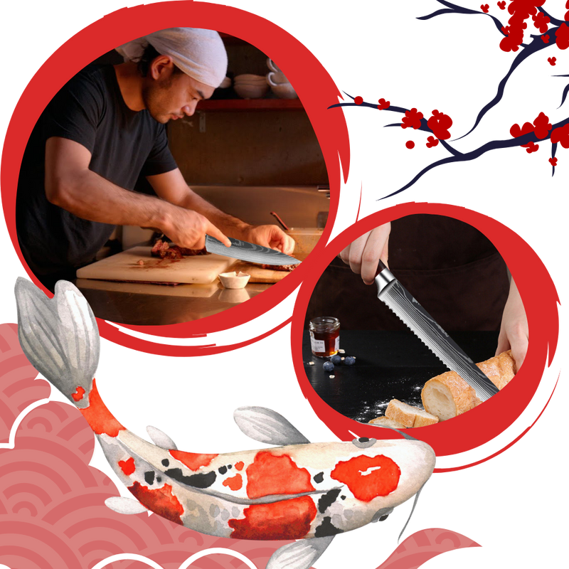 Fire Land Series Japanese Knives