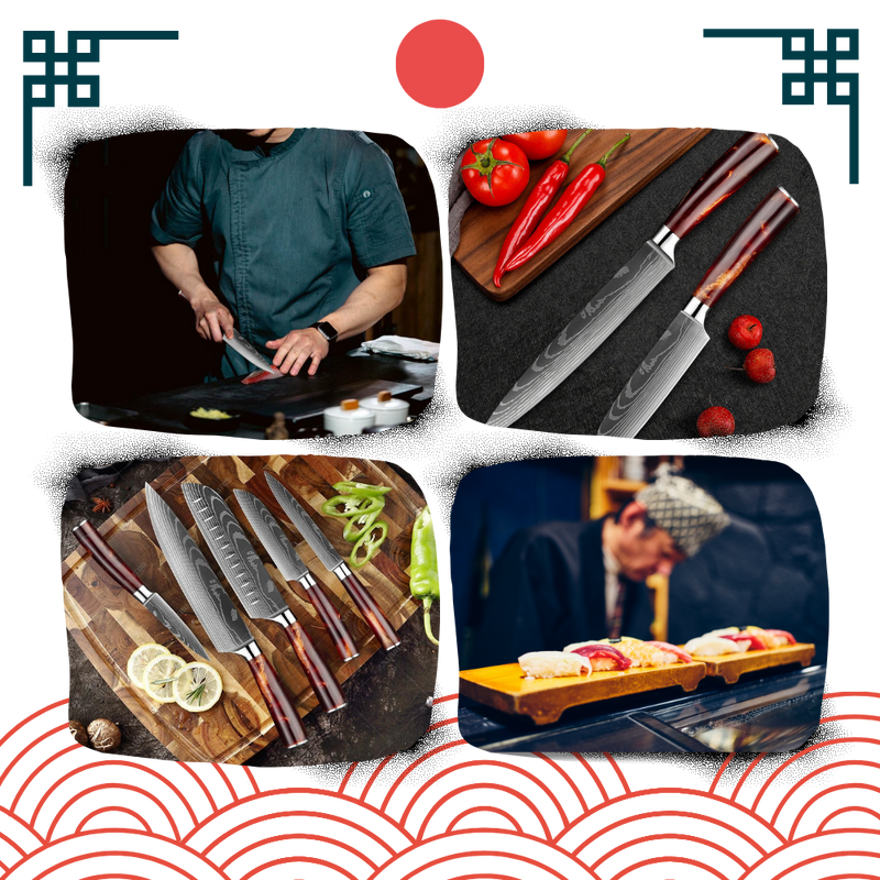 Fire Land Series Japanese Knives