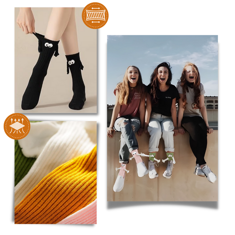 Funny Magnetic Hands Socks