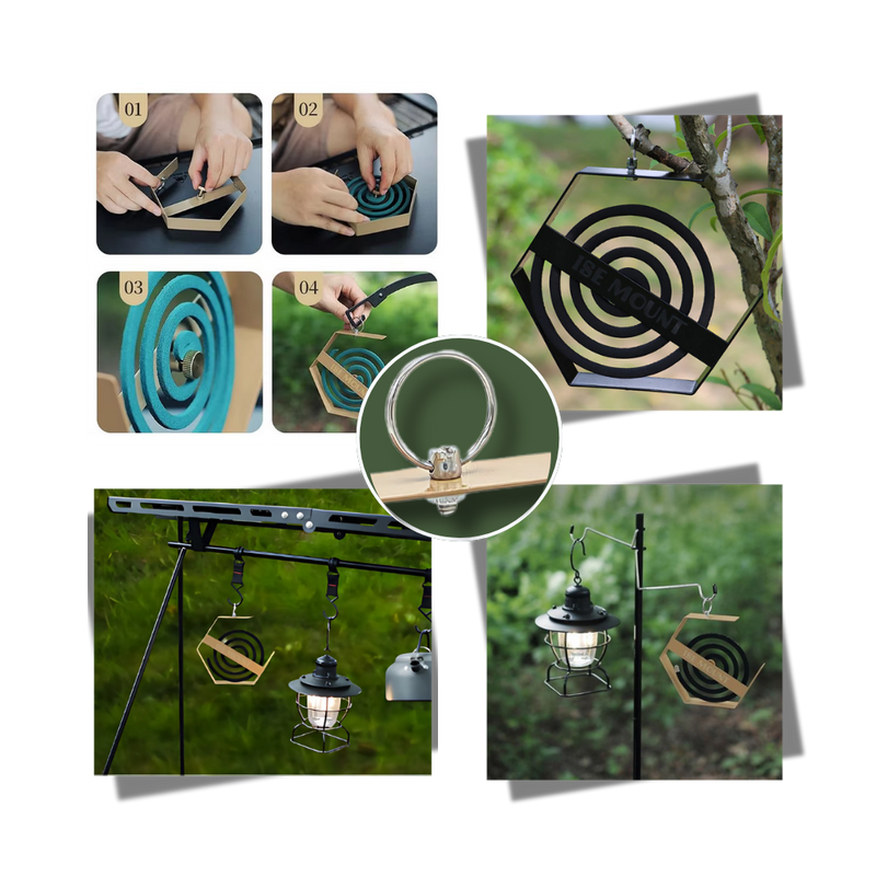 Iron Mosquito Coil Holder